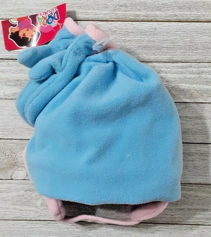 Dora the Explorer Magic In The Air Hat and Mittens Set Girls 6-12 months - Image 2 of 2