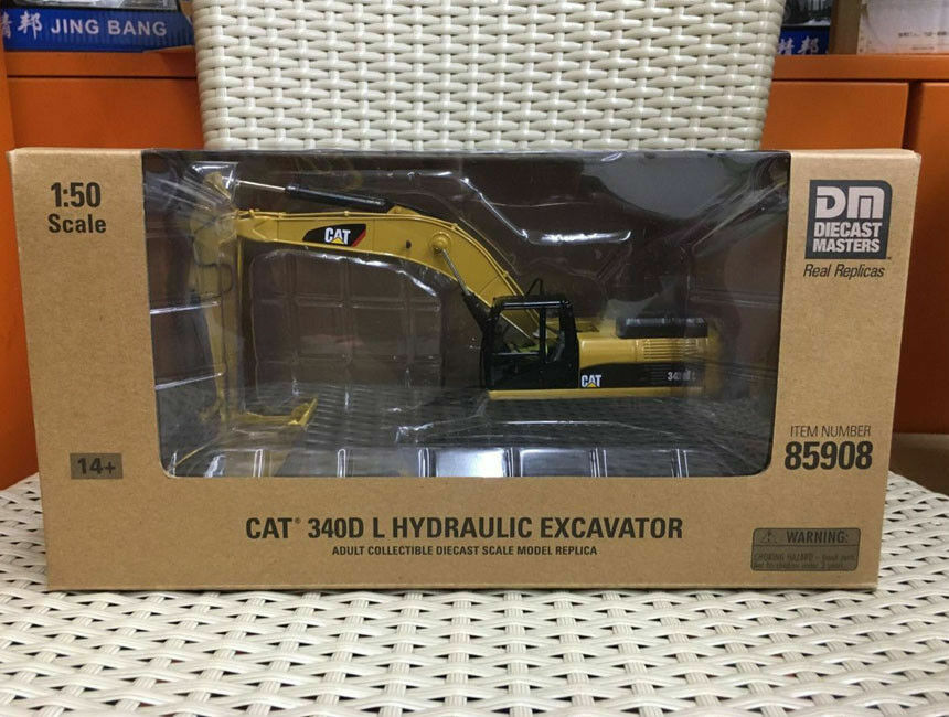 Caterpillar Cat 340D L Hydraulic Excavator 1/50 Metal By Caterpillar Cat 340D L Hydraulic Excavator 1/50 Metal By