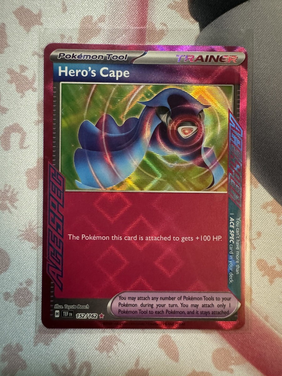 Hero's Cape 152/162 ACE SPEC - Pokémon TCG: Temporal Forces
