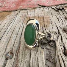 Green Onyx Ring 925 Sterling Silver Ring Handmade Silver Women Ring Gift For Her