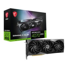 Msi Nvidia Geforce Rtx 4070 Super Gaming X Slim 12gb Gddr6x Graphics Card