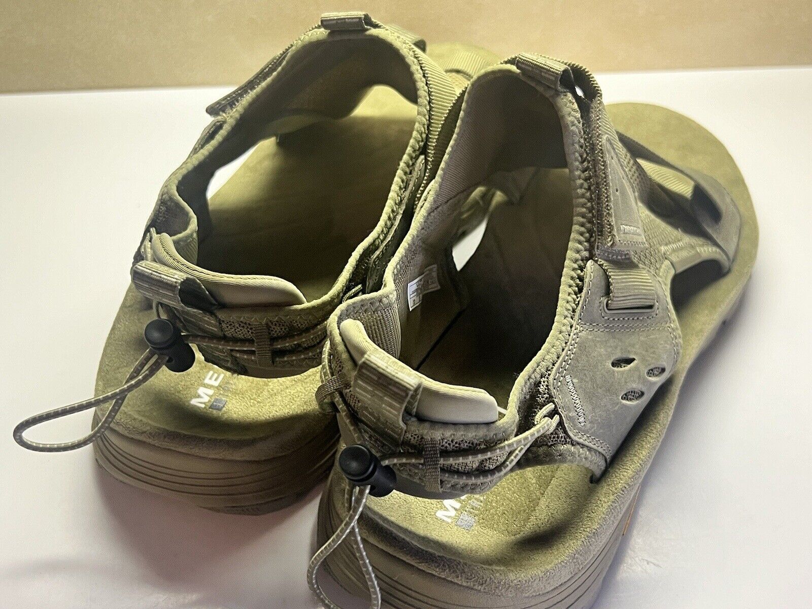 Sandali da uomo Merrell 1TRL Speed Fusion Convert Trail taglia 14 verde esercito NUOVI