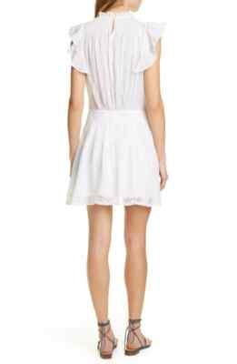 NEW FRAME Lace Pintuck Short Mini Dress with Ruffles Ramie White Boho Festival S | eBay NEW FRAME Lace Pintuck Short Mini Dress with Ruffles Ramie White Boho Festival S | eBay