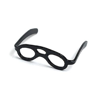 Elve Miniature Parts Glasses MIT-379 Black-Rim Eyeglasses