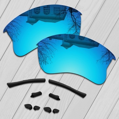 POLARIZED Replacement Lenses Rubber Kit Earsocks For-Oakley Half Jacket 2.0 9144