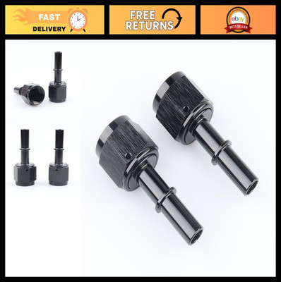 8 AN Female Swivel to 3/8'' SAE Quick Connect EFI Fuel Fitting Adapter - 2 Pack,