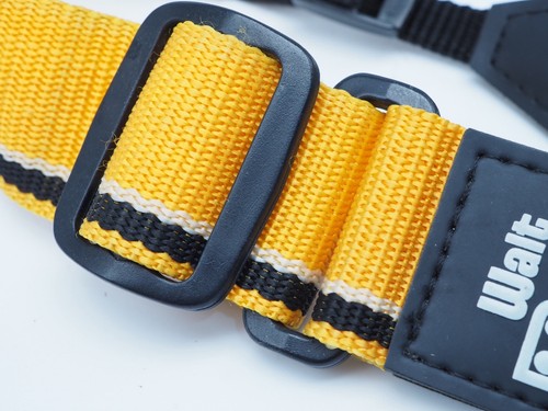 Classic Official Walt Disney World Mickey Mouse wide Camera strap, 1980s Yellow - Picture 4 of 9
