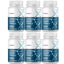Memory Advance Formula Brain Support Supplement Pills 6 Bottles Official