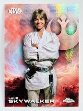 2025 Topps Chrome Star Wars 83 LUKE SKYWALKER Prism Refractor