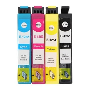 4 Color Printer Ink Cartridge With Stable Chip For Clear Printing Effect E