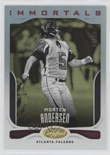 2017 Certified Immortals Mirror Gold 7/25 Morten Andersen #108 HOF y0i