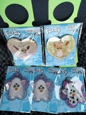 Furby Retro Glitter Acrylic Keychain