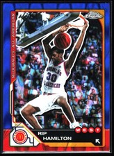 2025 Topps Chrome McDonald's Basketball - Blue Refractor #81 Rip Hamilton