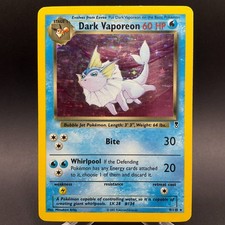 Dark Vaporeon 9/110 Legendary Collection Holo Rare Pokemon Card MP on eBay