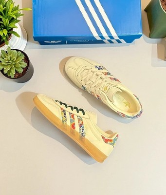 adidas Gazelle x Liberty London Indoor Floral Embroidery Off White