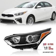 Halogen Headlight Compatible with 2019-2021 Kia Forte FE LXS Sedan Driver Side