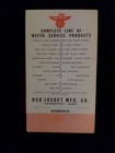 Rare Antique Red Jacket Water Services Advertising Brochure With Native American — photo 2