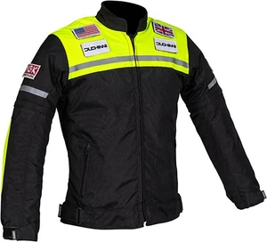 Duchinni Kids Grid Textile Jacket - Black/Neon