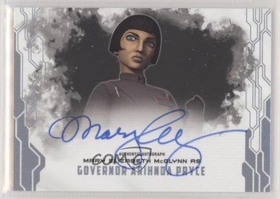 2017 Topps Star Wars Masterwork Governor Pryce Mary Elizabeth McGlynn Auto 0e3