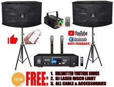 Singtronic Complete 3000W Karaoke System w/ Youtube by iPhone/iPad