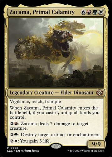 Zacama, Primal Calamity 296 M Normal LCC MTG NM