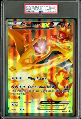 2016 Pokemon Charizard Black Star Promo Full Art Jumbo #XY121
