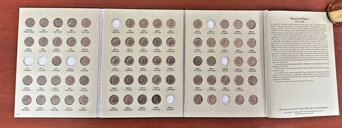 Roosevelt Dimes Collection 1965–2000 – Harris Folder: 67 Uncirculated Coins #5