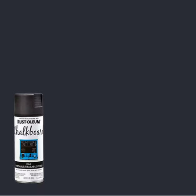 Rust-Oleum Specialty Black Chalkboard Spray Paint Multi-Surface Flat Finish 6 Pk