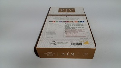 			KJV Giant Print Lux-Leather 2-Tone Brown, Anonymous, Christian Ar		