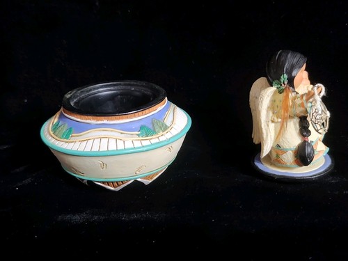 Caja de baratijas de joyería "Pequeños amigos de la pluma" 1997 de colección. - Imagen 9 de 12