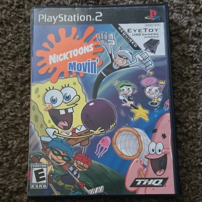 THQ Nicktoons Movin' PlayStation 2 EyeToy Compatible Multiplayer