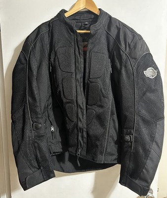 Viking Cycle Ironborn Padded Armored Motorcycle Jacket Mens XXL 2X With Liner