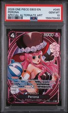 ONE PIECE PERONA 2026 EB03 ENGLISH EXTRA BOOSTER HEROINES 045 SP ALT ART PSA 10