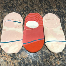 Stance Womens No-Show Socks Size M 3-Pair Pin...