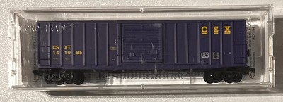 Micro-Trains 25550/3 N Scale CSX 50' Rib Side Single Door Boxcar #141085 LN/Box