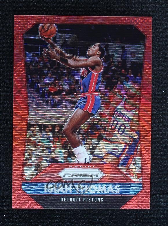 2015-16 Panini Prizm Ruby Wave Prizm 340/350 Isiah Thomas #257 HOF