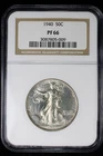 1940 Proof Walking Liberty Half Dollar 50c NGC PF66