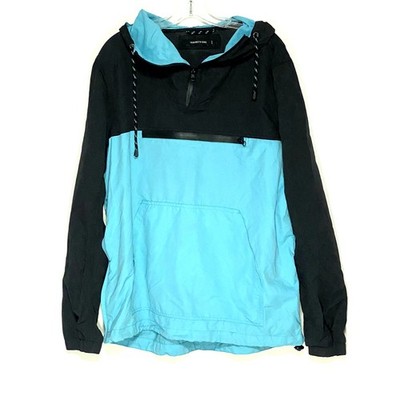 19 Ninety One Cotton On 1/4 Zip Pullover Anorak Jacket Mens L Outdoors Gorpcore 