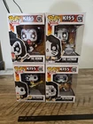 Funko POP! Rocks KISS Complete Set of 4 The Demon Starchild  Spaceman Catman