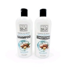 Pro Silk Salon Moisturizing Shampoo Conditioner Argan Coconut Oil 32 fl oz