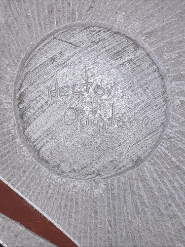 Vaso lucertola firmato Hector Quintana ceramica Mata Ortiz. - Foto 11 di 15