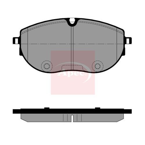 Vw Caravelle Mk Vi 2015 BremsbeläGe Vorne Apec R90 PAD2543-image