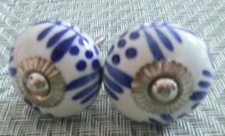CABINET KNOBS CERAMIC TWO PIECES