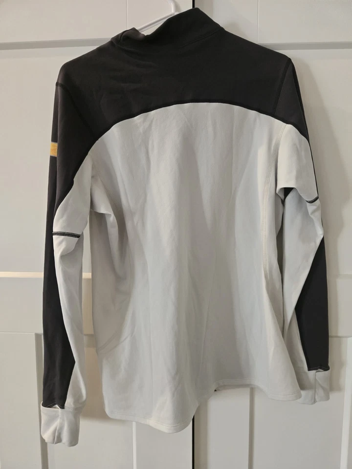 Camisa capa base Arc’teryx para mujer talla grande blanca gris  Foto 2 de 4