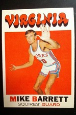 1971-72 Topps Basketball #162 Mike Barrett NEAR MINT condition