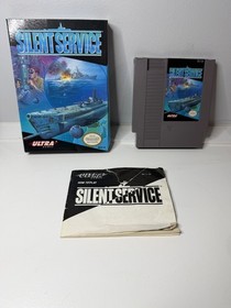 NES Boxed Lot Silent Service Golf Heavy Shreddin 2x Rad Racer + Captain Skyhawk