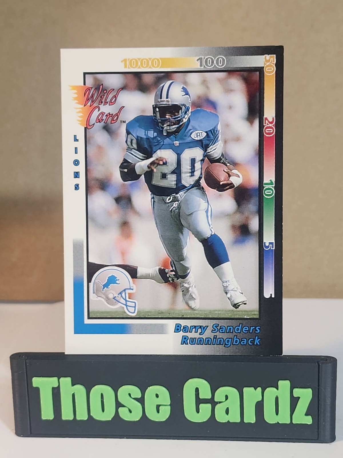 1992 Wild Card #108 Barry Sanders
