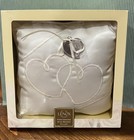 New! Lenox Wedding Forevermore Ring Bearer Pillow Ceremony Embroidered NIB