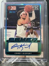 2021-22 Leaf Pro Set Corey Kispert Blue Auto Power 96/99 #BA-CK1