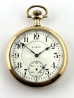 Elgin Father Time Antique RR 21J Mechanical Pocket Watch  16s  15423122  RUNS!